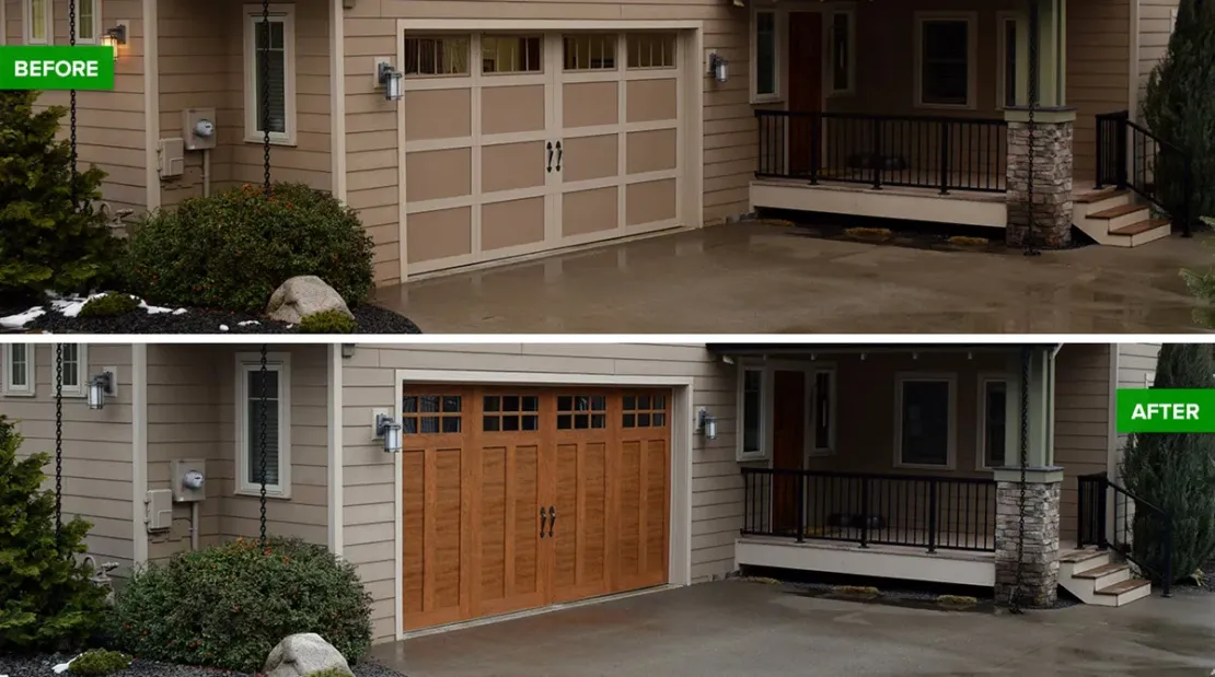 Garage door makeover